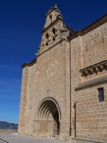 Fortress church in Labastida, Basque Rioja